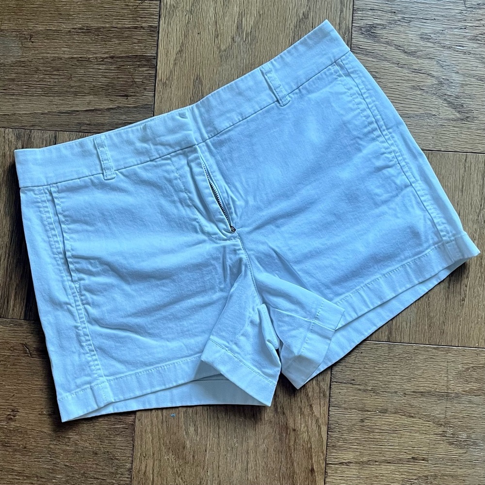 J.Crew 4” Chino in White size 8